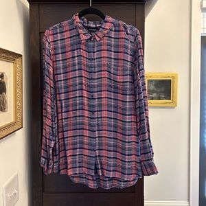Lucky Brand Plaid Button Down
